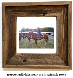 horse trail rides near me in Atlantic, Iowa